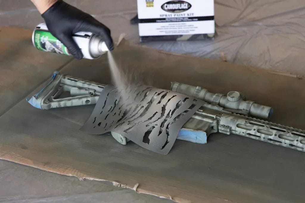 Spray & Pray: Custom Paint Your AR-15 for Under $15 3 painting ar can