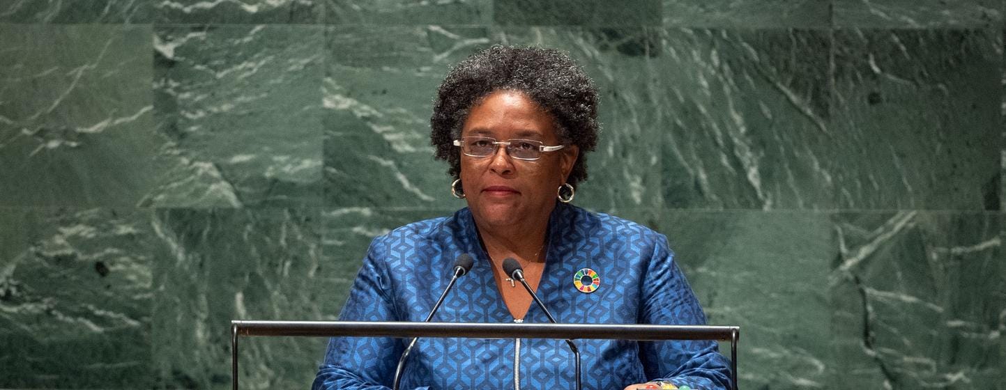 We can't keep putting the interest of the few before the lives of many, Mia  Mottley says at UN | UN News