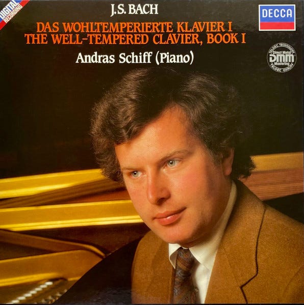 J.S. Bach, Andras Schiff – The Well-Tempered Clavier, Book I (1986, Vinyl)  - Discogs