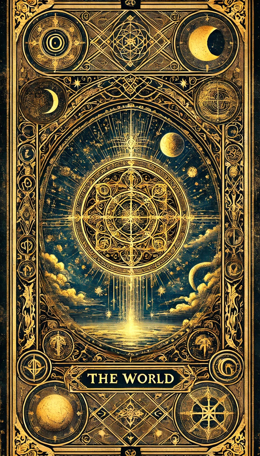 "The World" Tarot Card