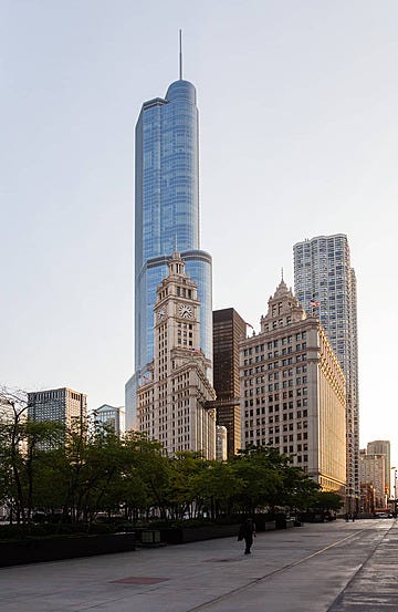 Trump Tower Chicago Background Images, HD Pictures and Wallpaper For Free  Download | Pngtree