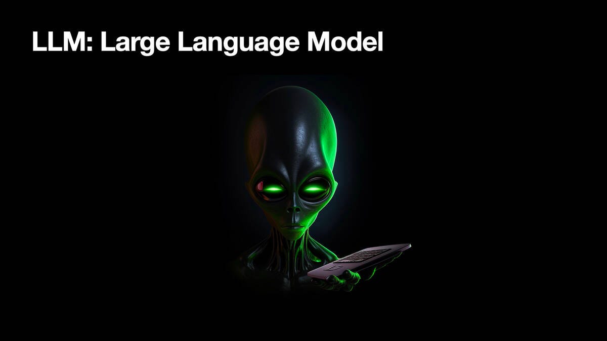 LLM: Large Language Model

A picture of a spooky alien carrying a laptop-like device