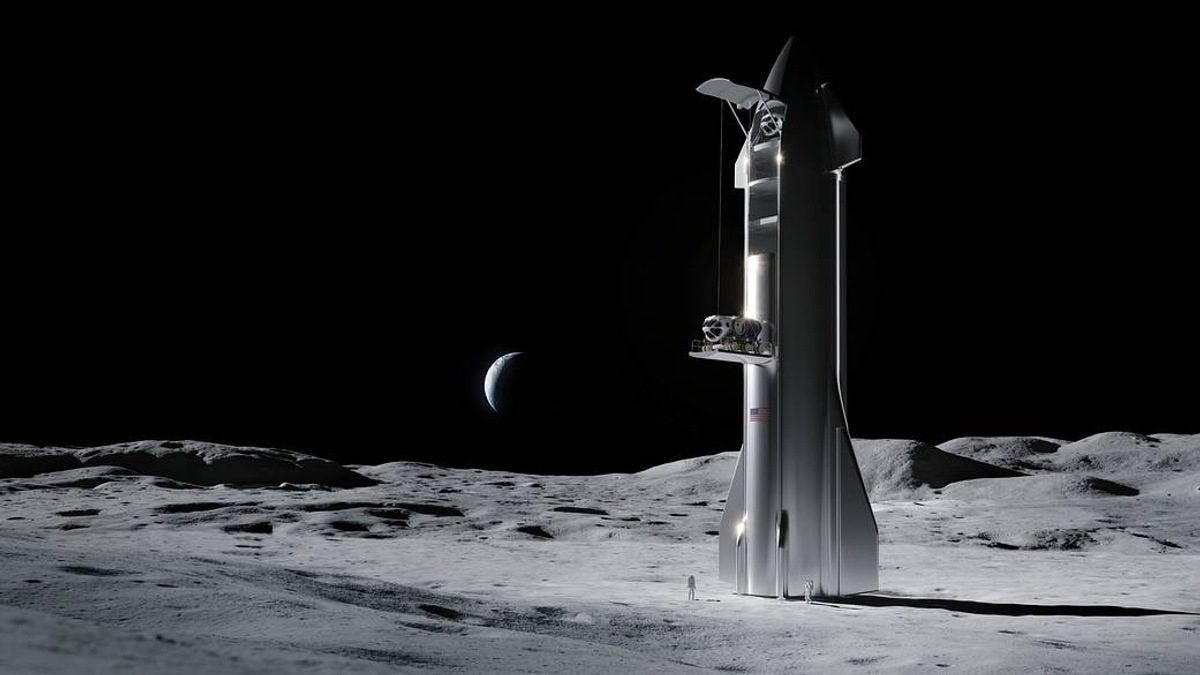 NASA Exercises Option B giving SpaceX a second manned moon landing mission.