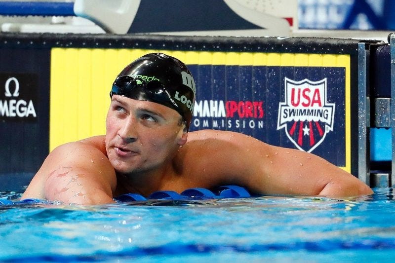 ryan lochte working rio olympics