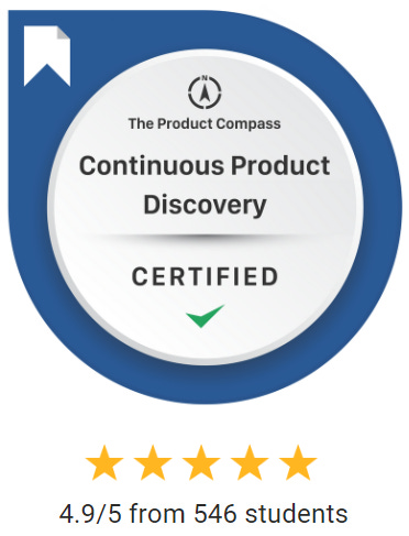 Continuous Product Discovery Certification Badge