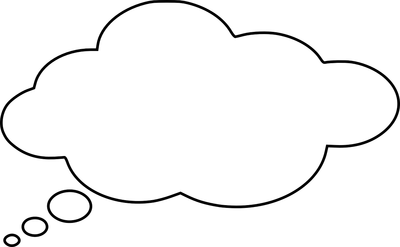 Free cloud thinking thought vector