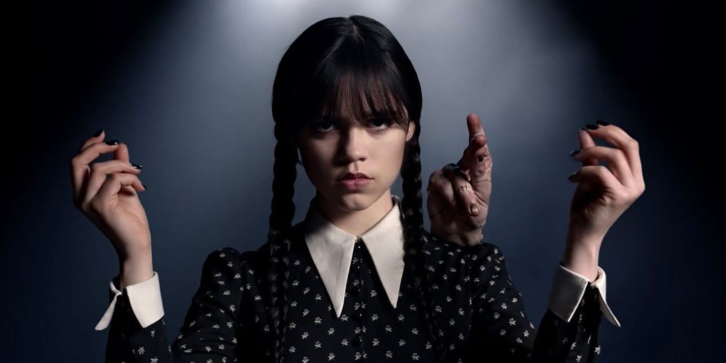 First Look At Jenna Ortega's Wednesday Addams Revealed By Netflix