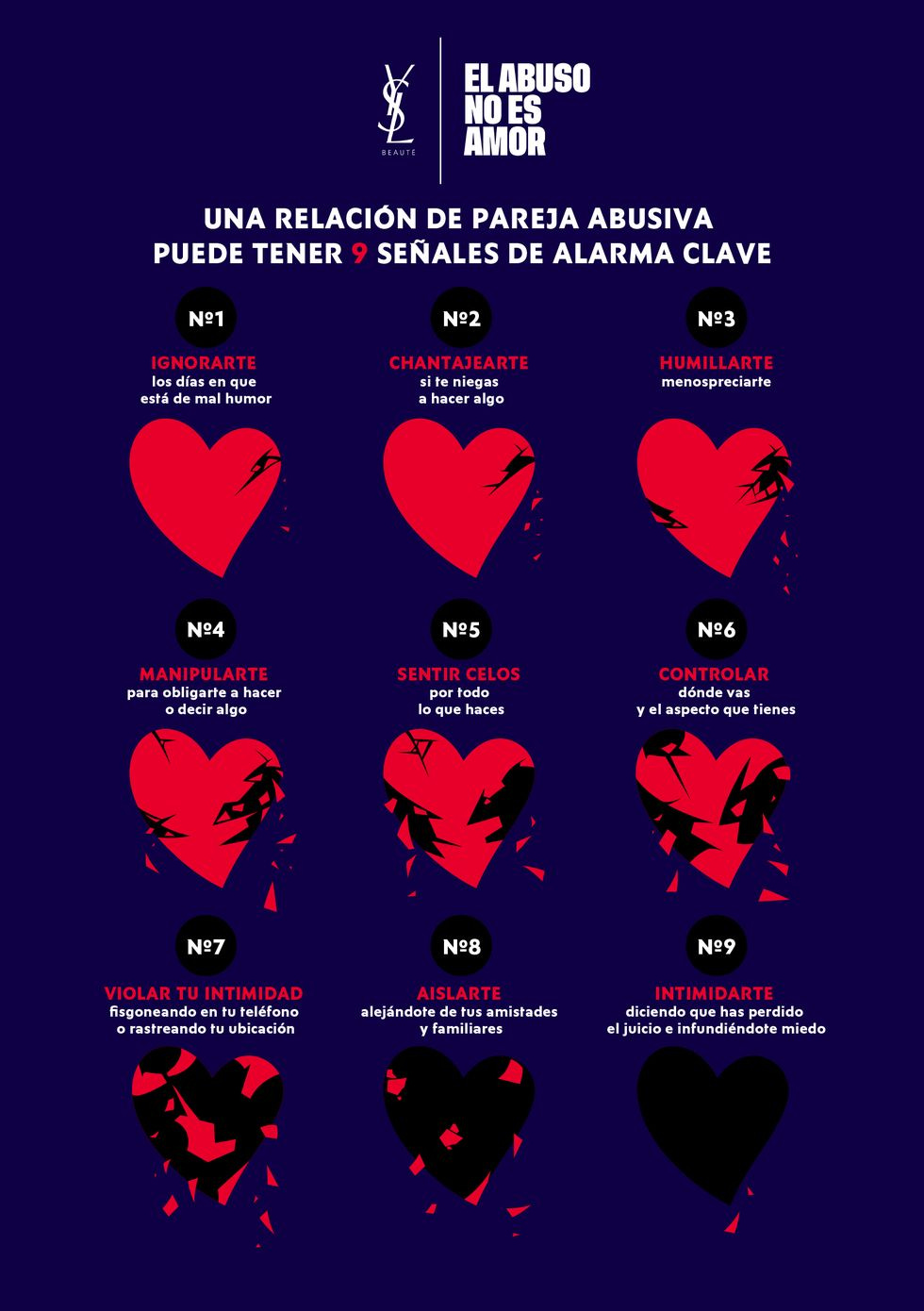campaña el abuso no es amor ysl beauté