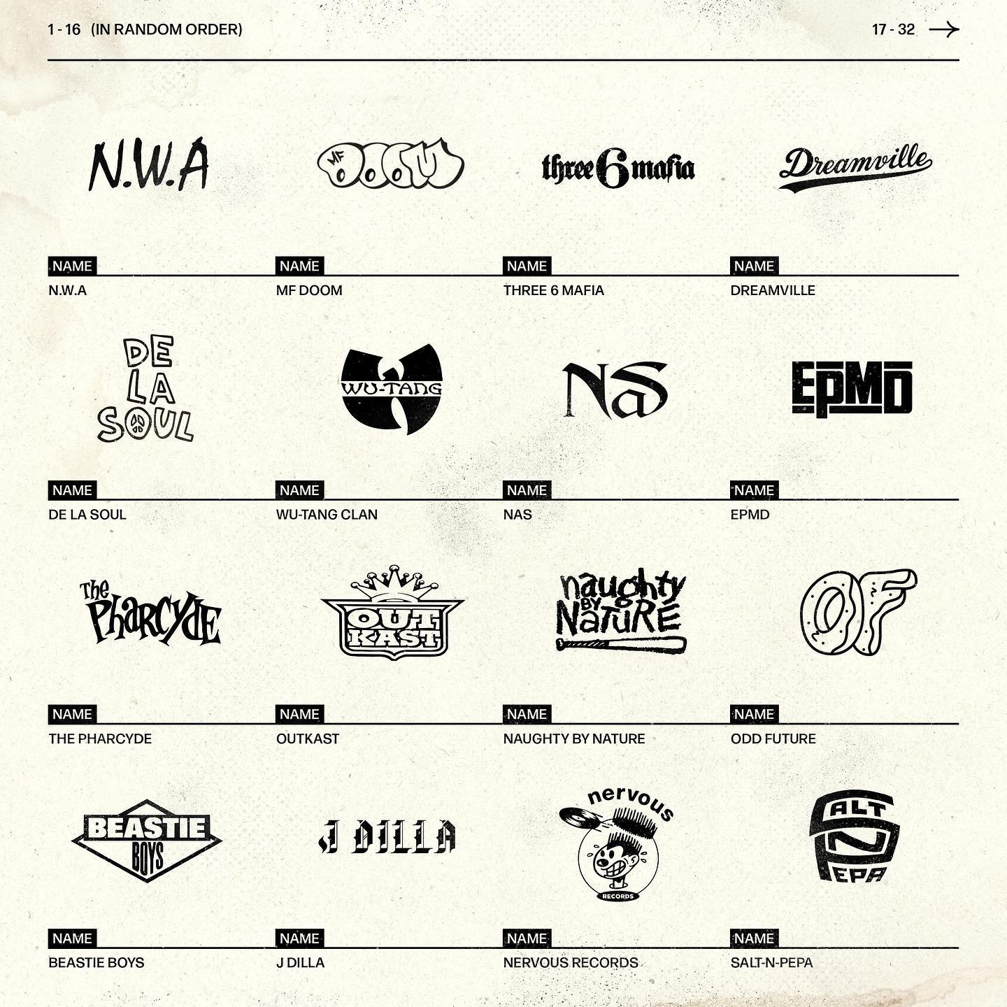 hip hop logos · more good graphics