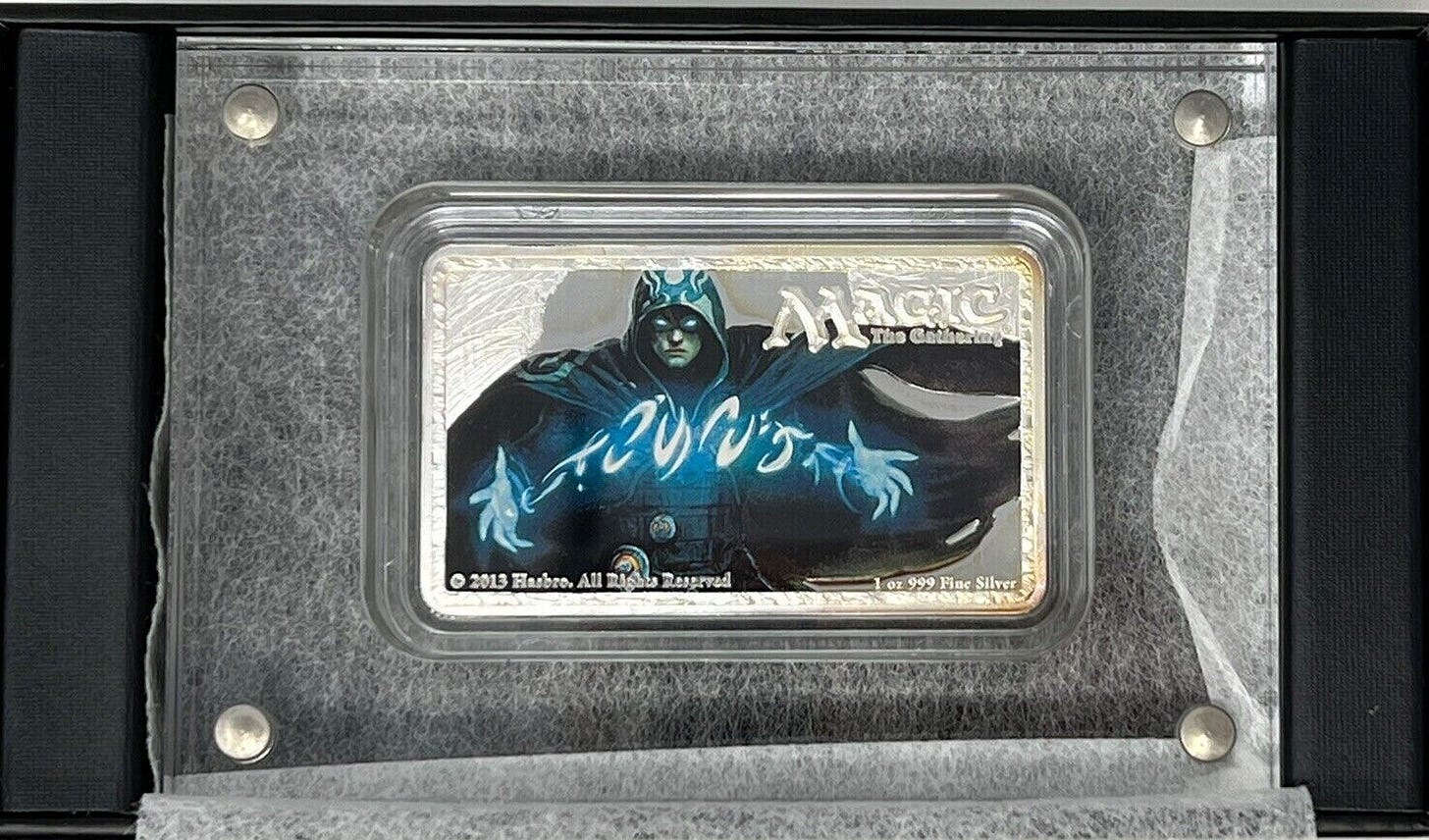 Limited Edition 1 oz Silver Coin; Jace, The Mind Sculptor; Magic The Gathering - Picture 2 of 2