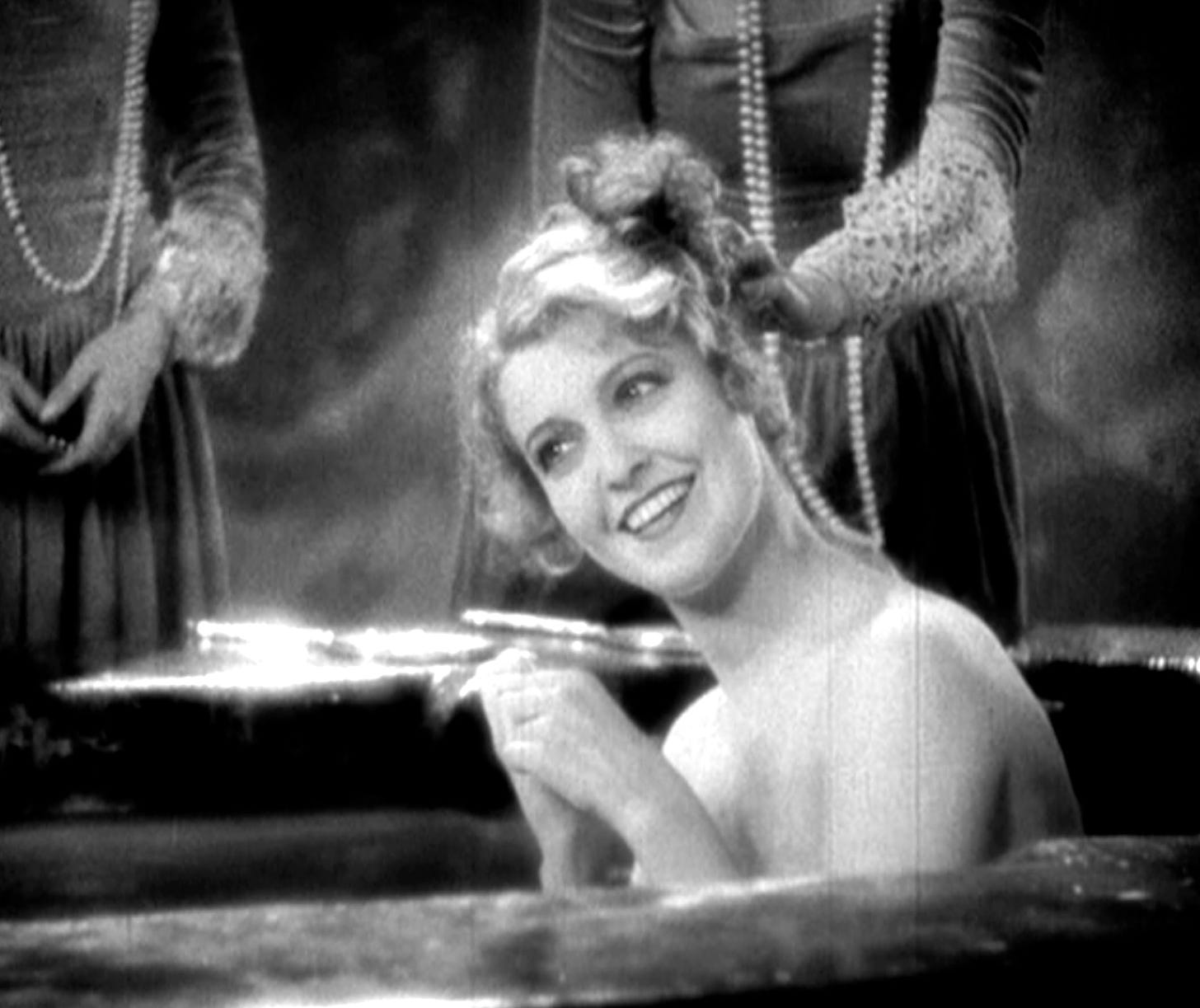 Jeanette MacDonald in a scene from The Love Parade