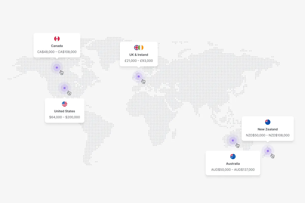 Product design salaries by location Product design salaries by location