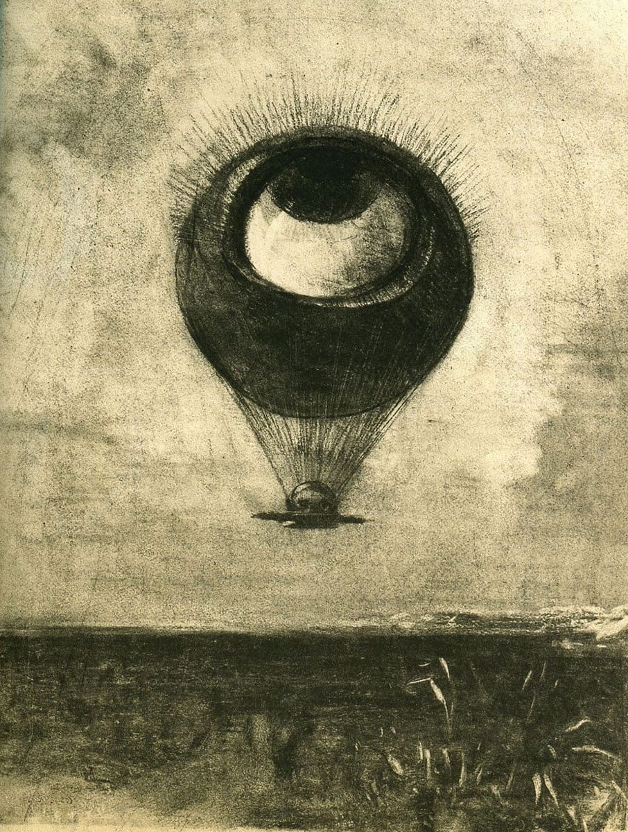 Odilon Redon - Eye-Balloon, 1878