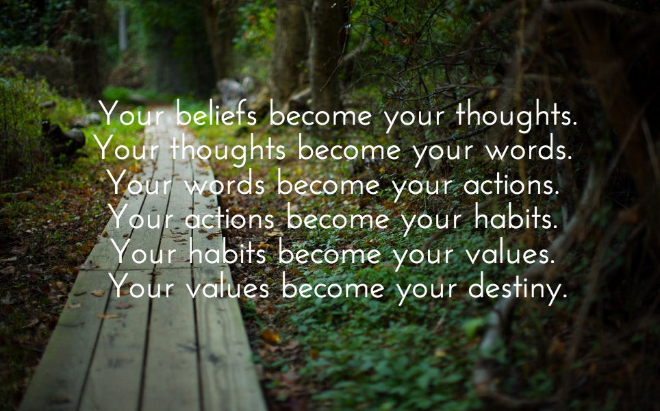 your beliefs become your thoughts | Tumblr | Inspirational phrases ...