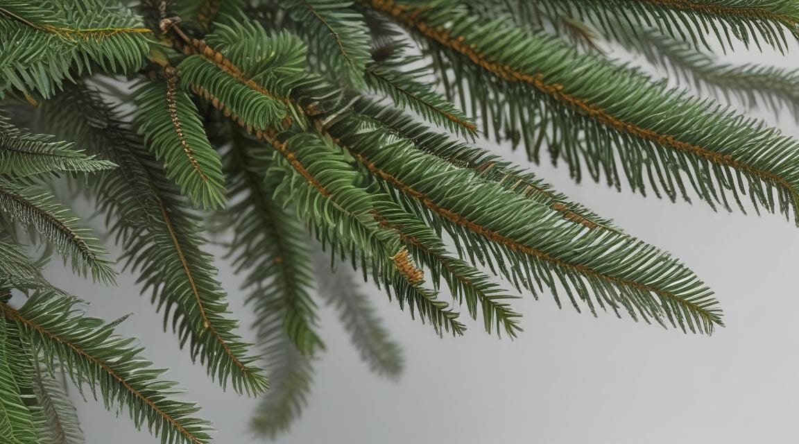 fir branches