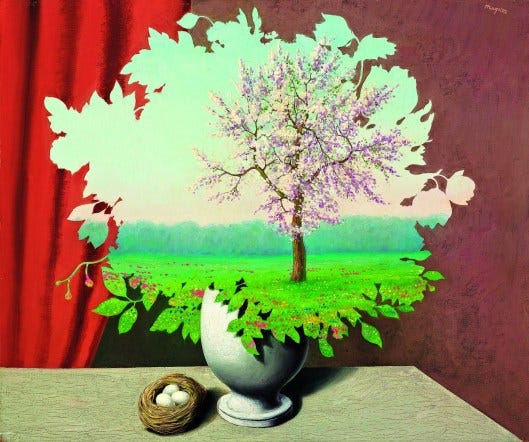 Lot 110 René Magritte (1989-1967) Le Plagiat, 1940, Estimate £2 million - 3 million