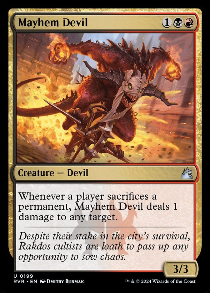 Mayhem Devil (Ravnica Remastered #199)