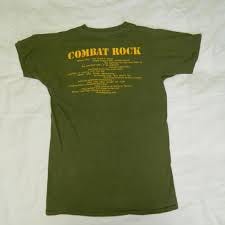 Vintage THE CLASH 1982 COMBAT ROCK TOUR T-Shirt 80s | Defunkd