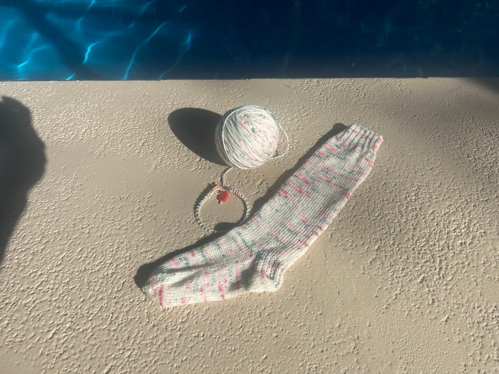 4 Finished Objects, 4 WIPs & More in My Florida Knitting Adventures for November 18