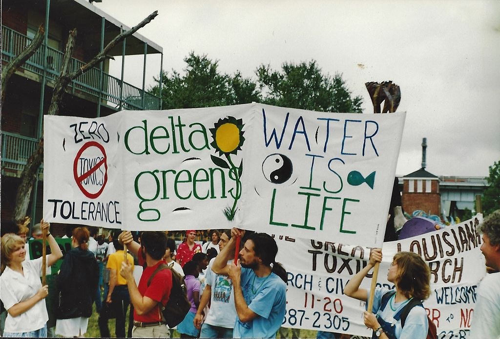 Delta Greens at Great Louisiana Toxic March, 1988. 