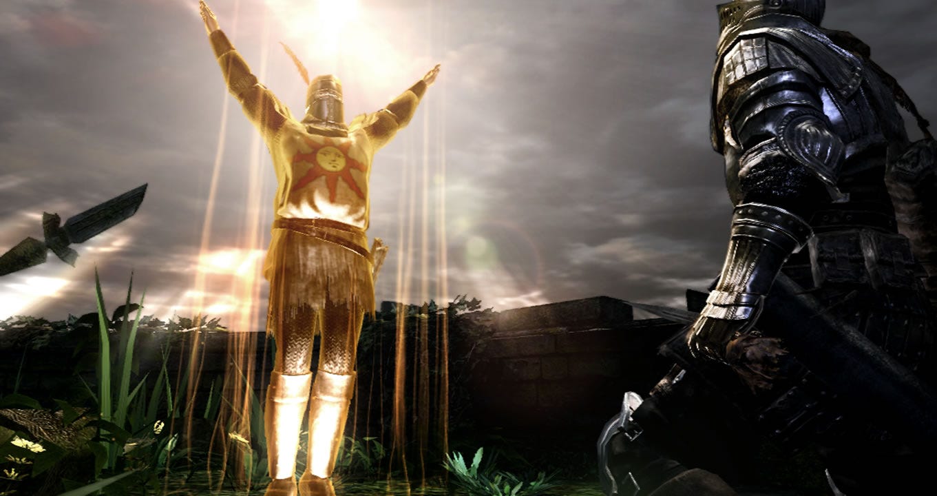 Why we praise the sun: the story of Dark Souls' most famous gesture | PC  Gamer