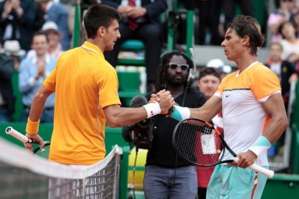 novak djokovic tops out for rafael nadal 2015 monte carlo masters