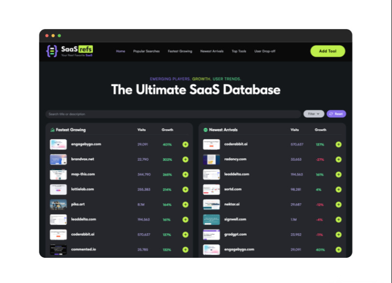 saas database made with no-code