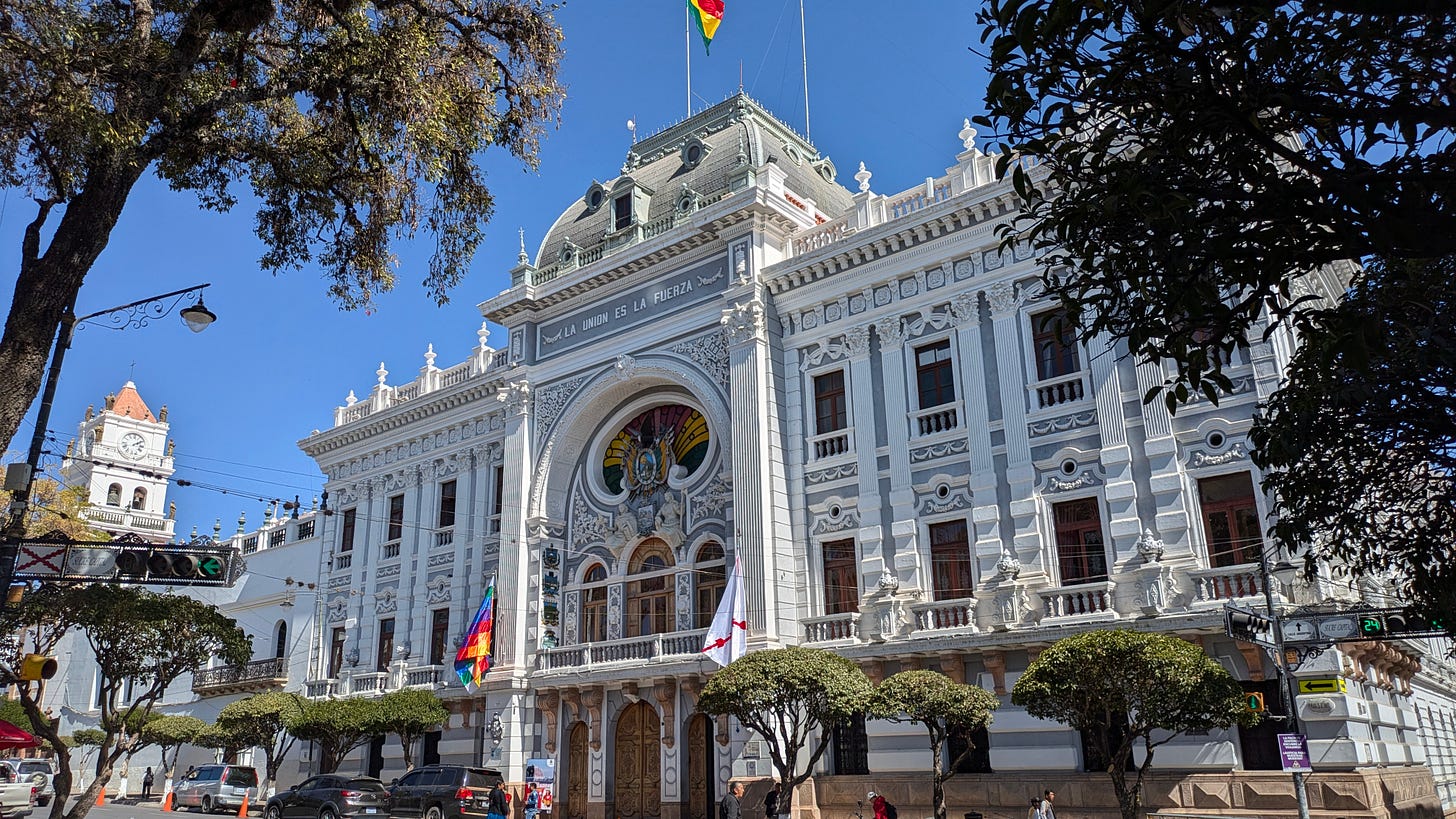 Sucre town hall, Plaza de Armas