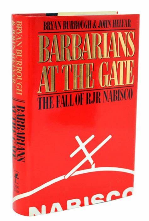 Barbarians at the Gate book cover - Michelle Rafter