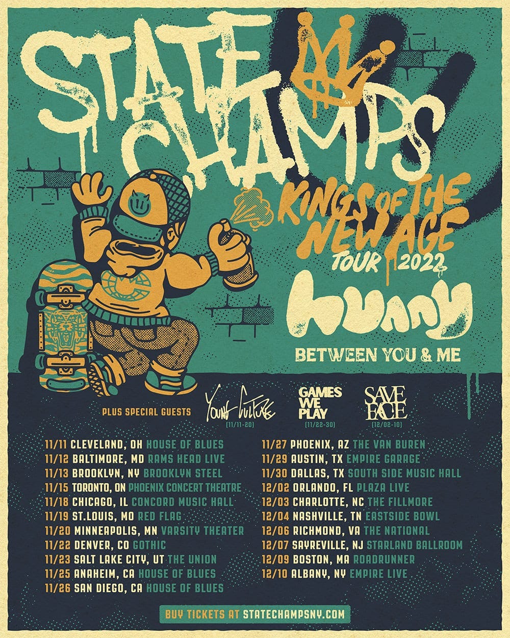 State Champs Tour Dates 2022