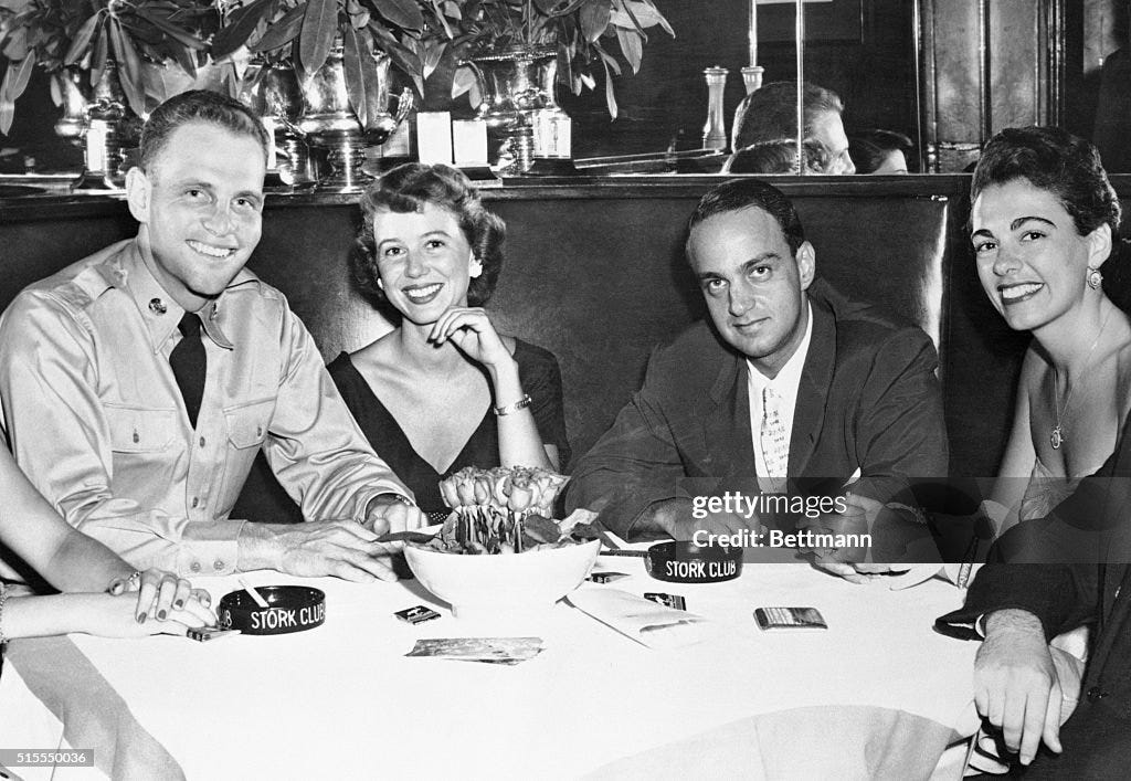 G. David Schine and Roy Cohn Participating in a Double Date