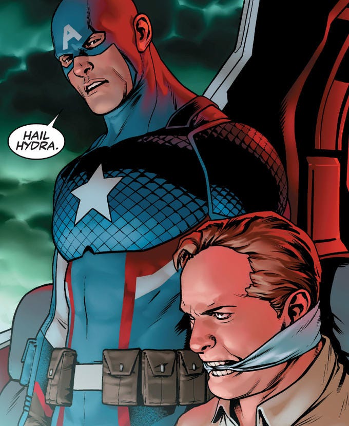 Captain America Hails Hydra: The Aesthetic Identity of a Comics Icon - VAULT OF THOUGHTS