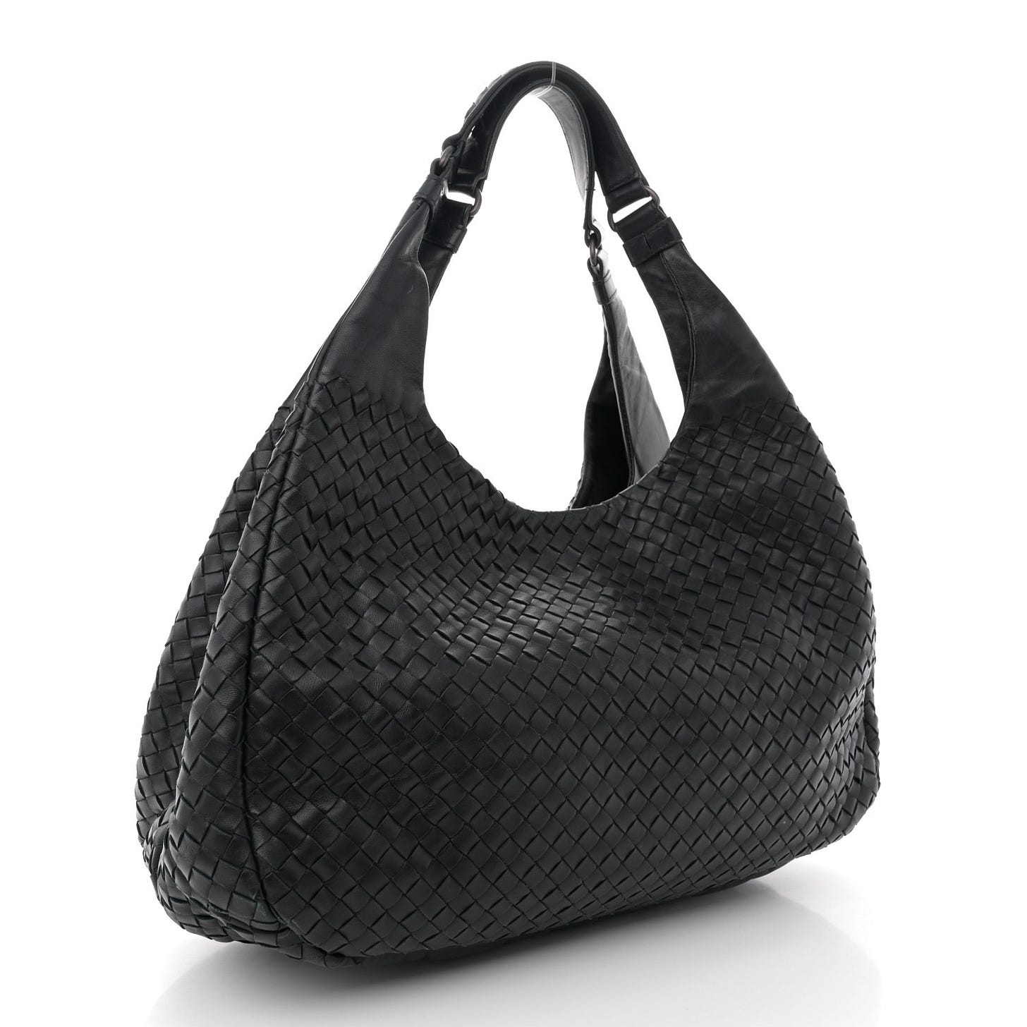 Bottega Veneta Nappa Intrecciato Large Campana Black image 3 of 11