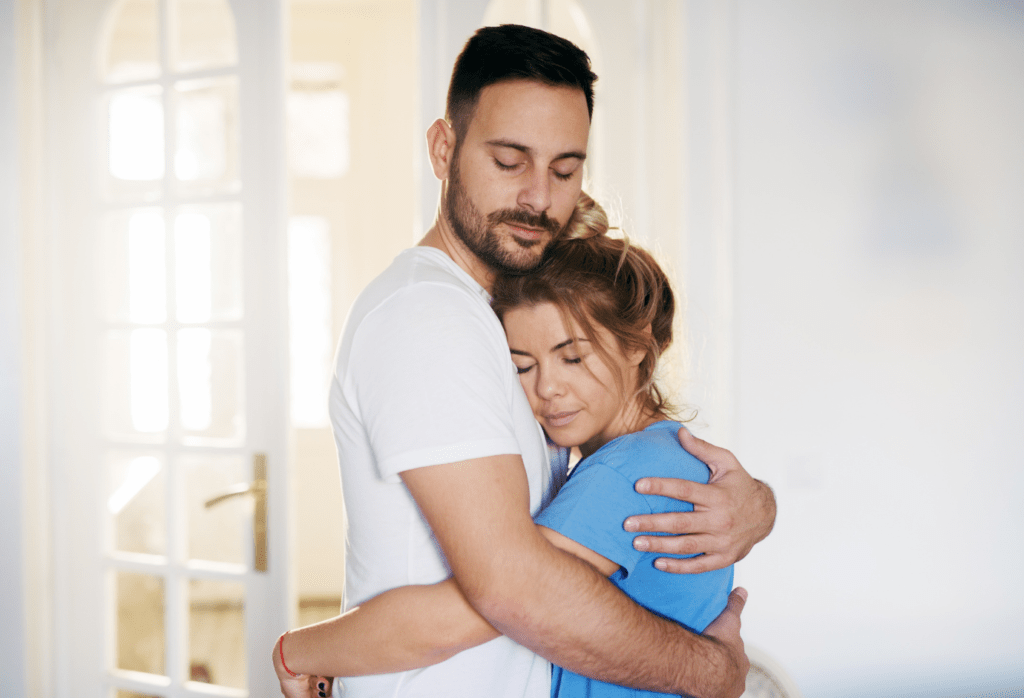 Hugs can help women de-stress, but not so much for men