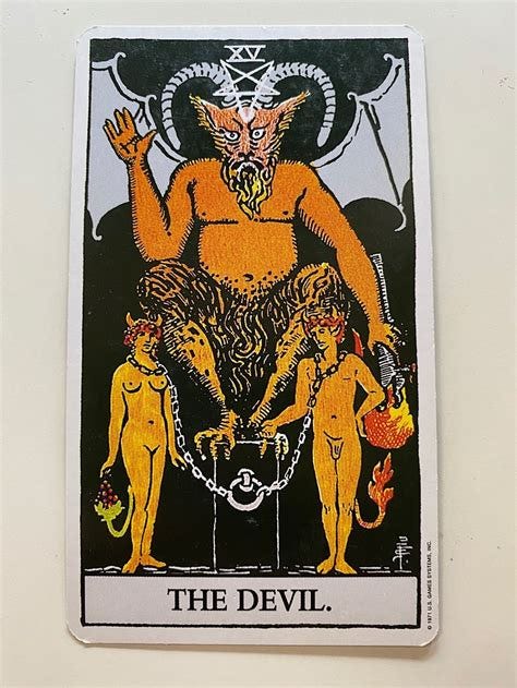The Devil - Tarot Card Meaning - Rachel Anne Williams