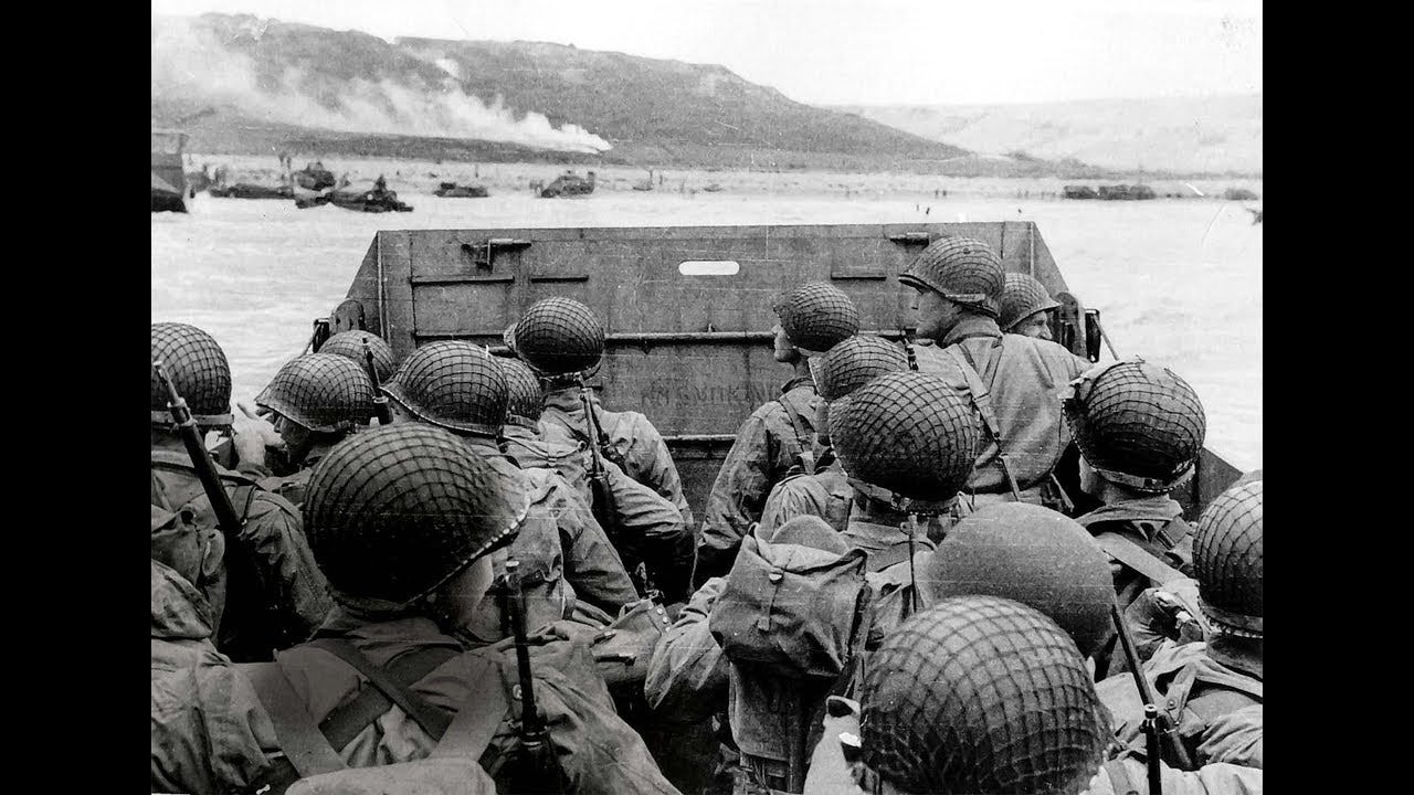 YouTube Thumbnail for D-Day Rare Images Video