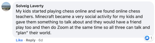 My kids started playing chess online