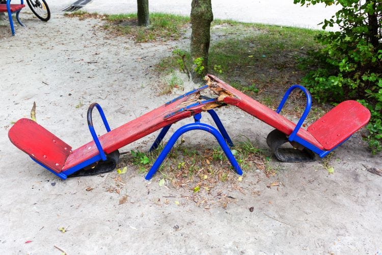 Seesaws: Why Have They Disappeared from Our Playgrounds
