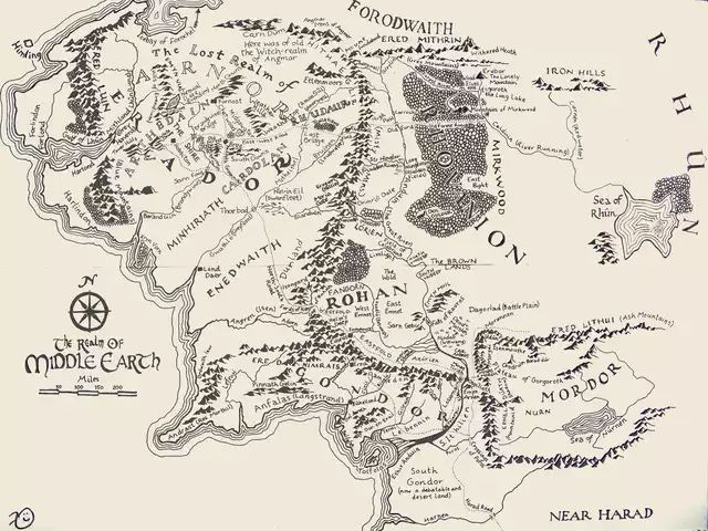 Lord of the Rings Maps | Middle earth map, Lord of the rings tattoo, Map