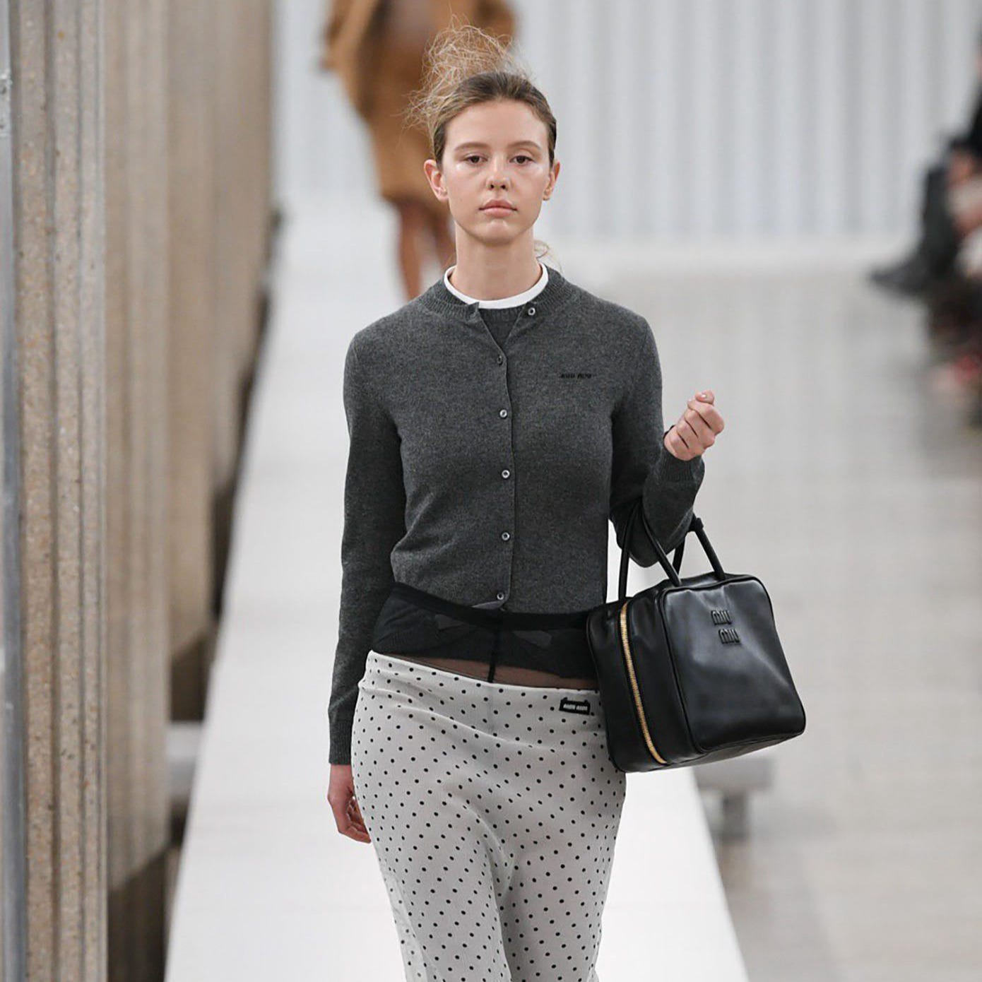 Mia Goth Made Her Runway Debut at Miu Miu