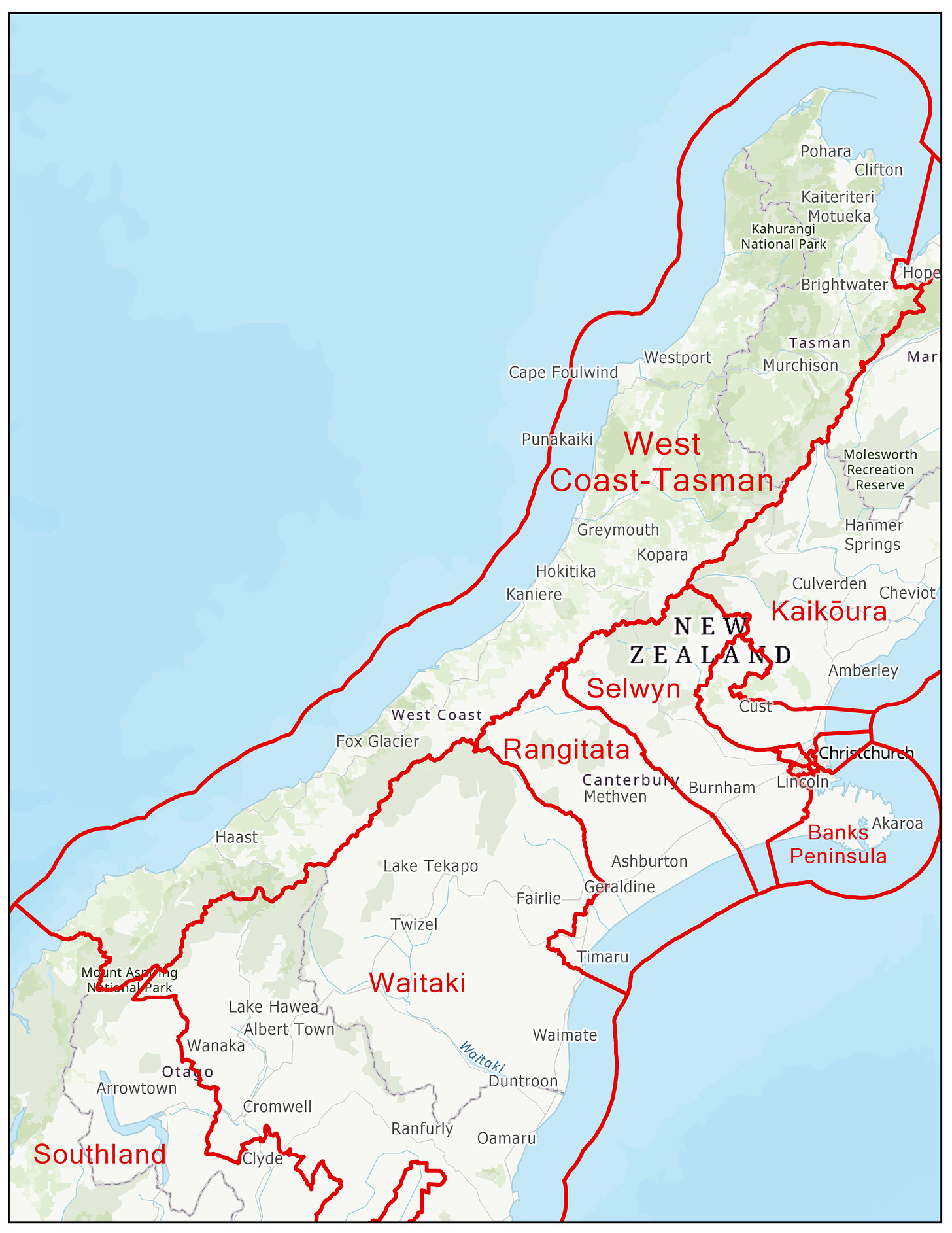 West Coast-Tasman.