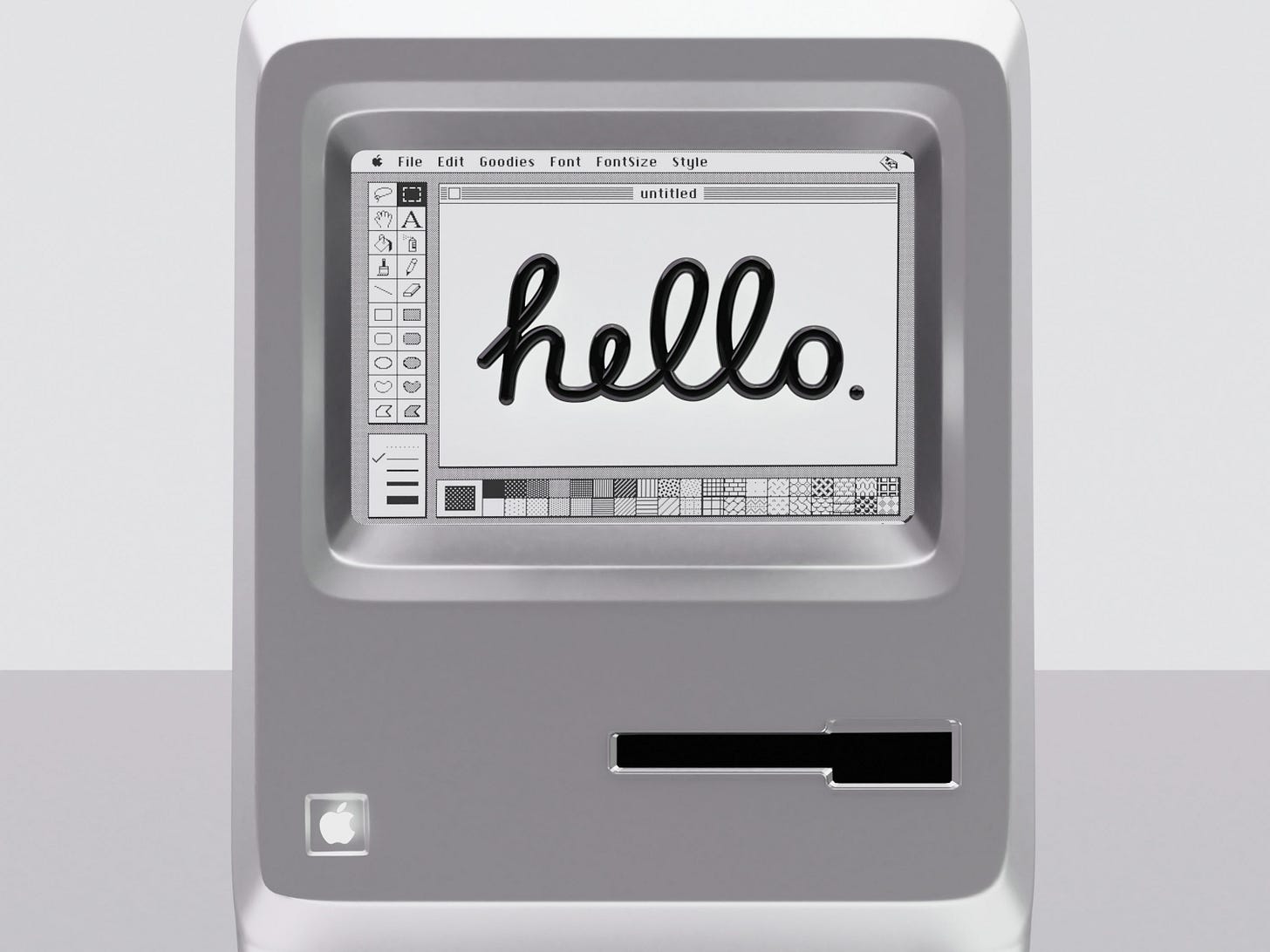 white digital device at 12 00