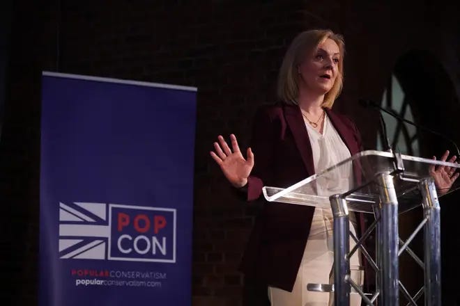 Liz Truss 'PopCons' comeback: Former PM says Britain is full of "secret  Conservatives"... - LBC