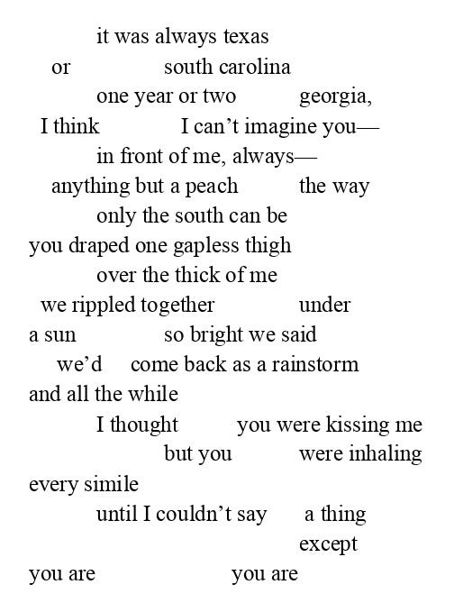 Today’s poem is uploaded as a jpeg to preserve the spacing.