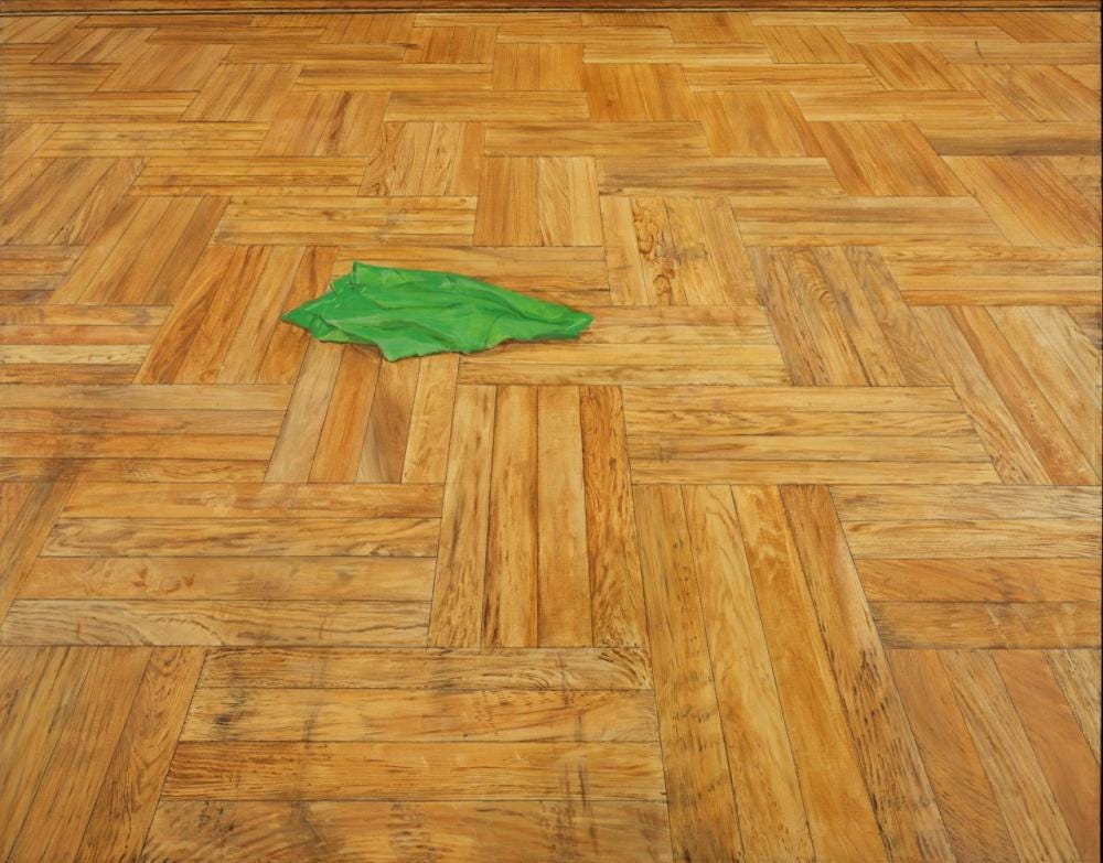 Sylvia Plimack Mangold painting