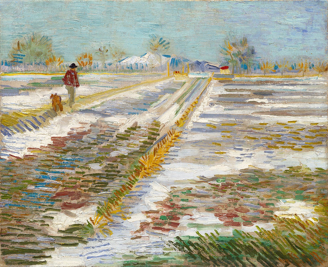 Vincent van Gogh | Landscape with Snow | The Guggenheim Museums and  Foundation