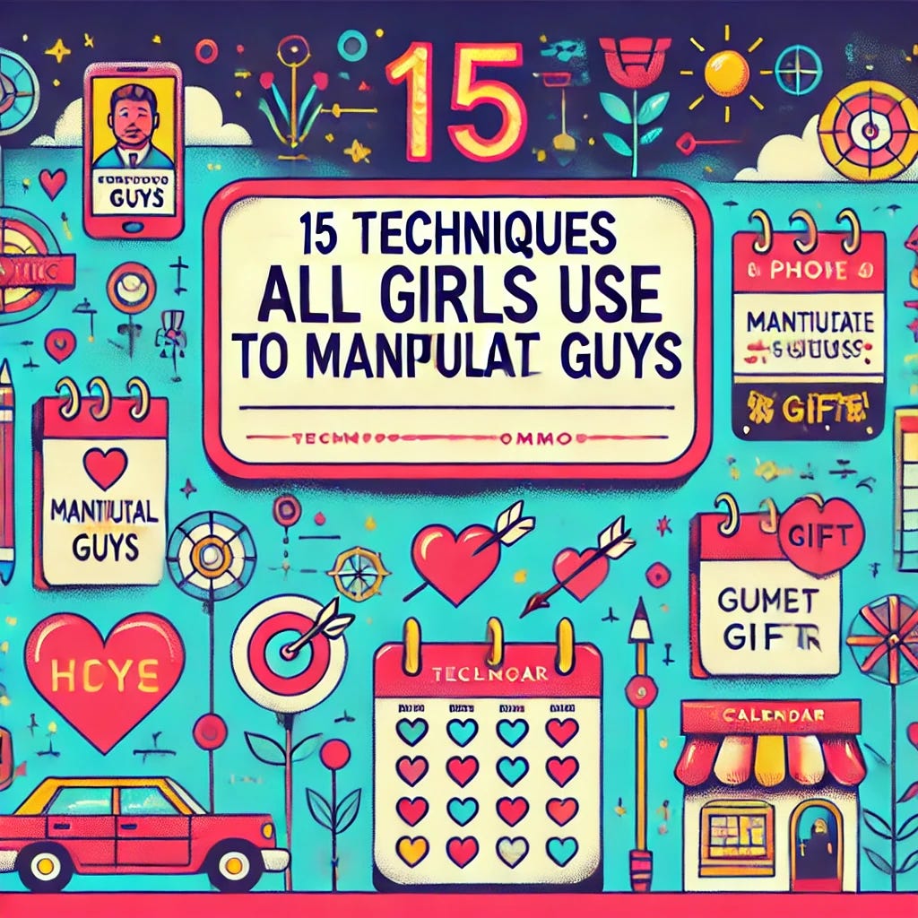 15 techniques all girls use to manipulate guys... - Disruptive Fine Art