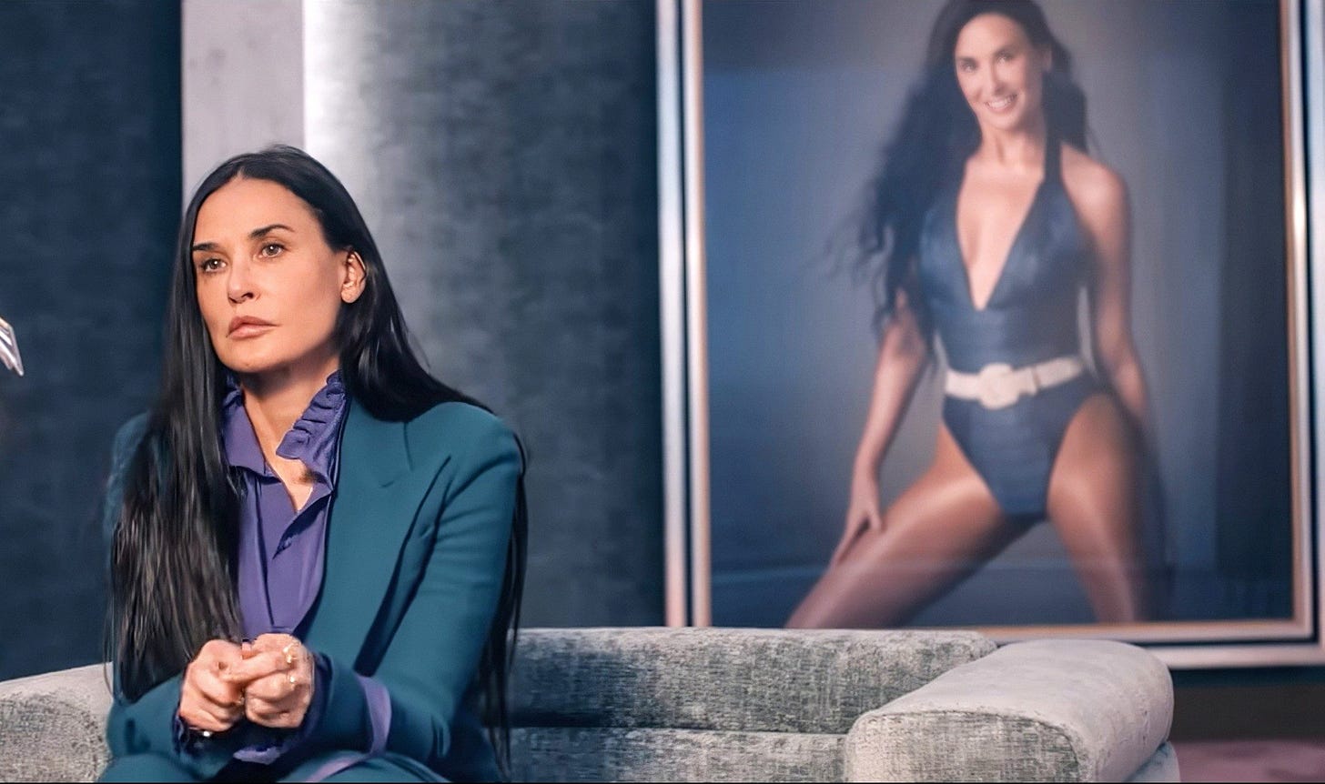 Demi Moore Says 'The Substance' "Was About Being Less in Shape"