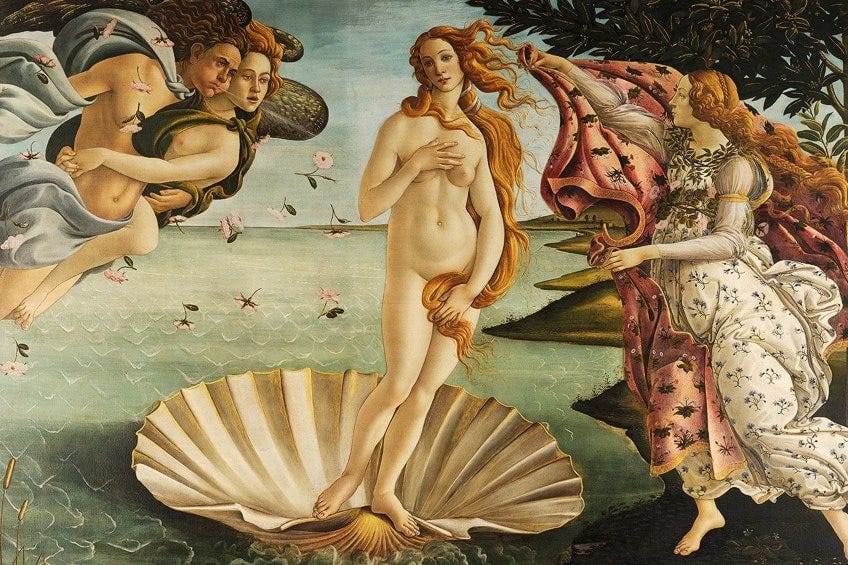 The Birth of Venus" Botticelli - An Analysis of the Birth of Venus Painting