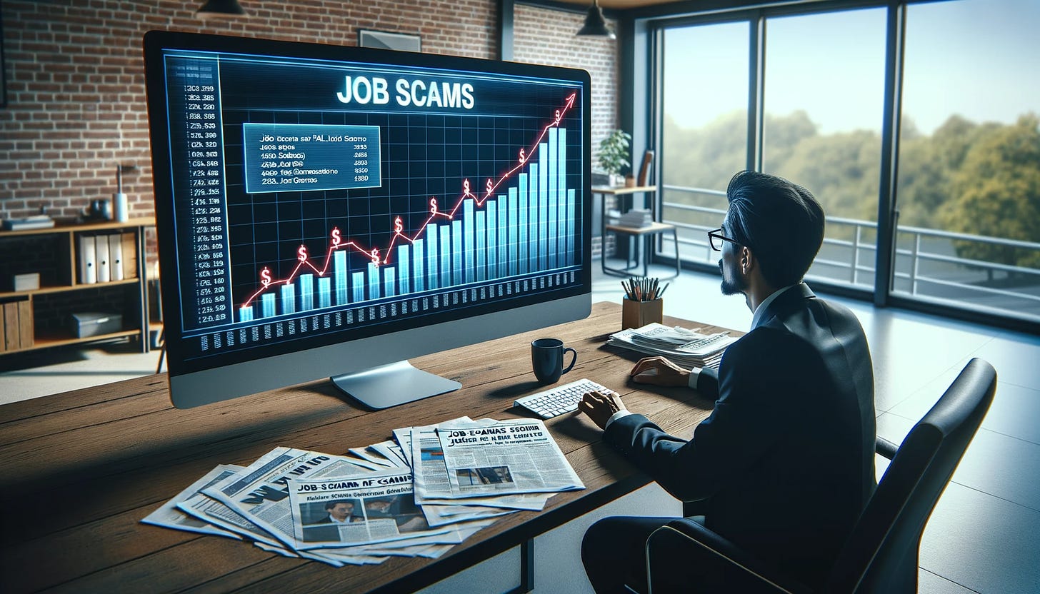 Spike of Job Scams